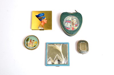 Lot 37 - Early 20th Century and later "Egyptomania" powder compacts