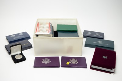 Lot 258 - Cased United States Mint collectors coins.