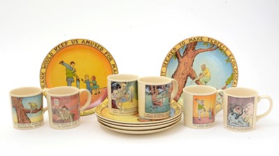 Lot 175 - Glen Baxter Poole plates and mugs