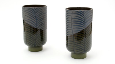 Lot 176 - Pair of Carla Peters West Elm Vases