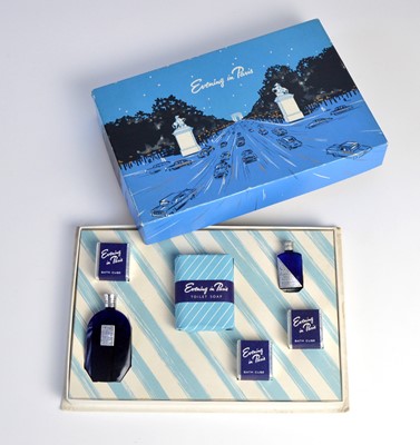 Lot 180 - A 1940s "An Evening in Paris" bath set by Bourjois