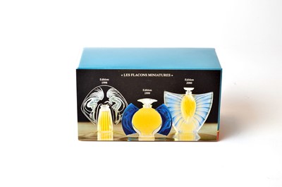 Lot 190 - A Lalique Flacons Collection Miniatures