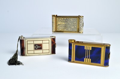 Lot 64 - Three 1930s vanity carryalls