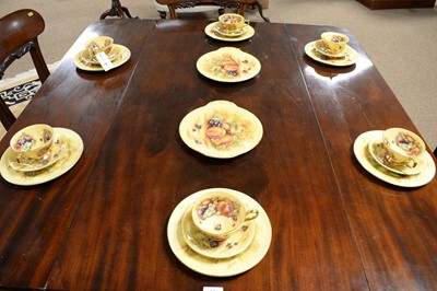 Lot 408 - An Aynsley ‘Orchard Gold’ coffee service.