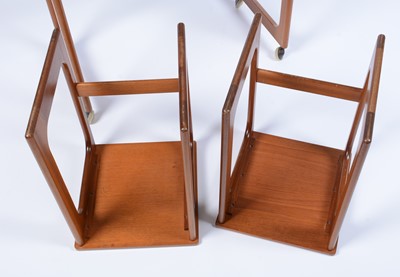 Lot 83 - A retro vintage 20th Century teak wood nest of three tables by A.H McIntosh Of Kirkaldy.