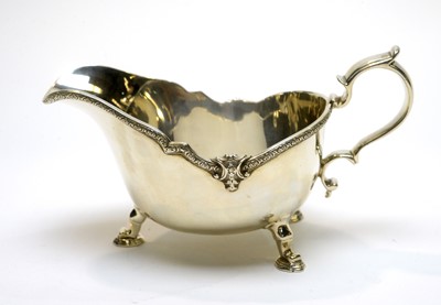 Lot 230 - A silver sauce boat, by Northern Goldsmiths Co
