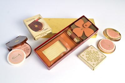 Lot 119 - Coty vanity presentation sets, including "Duette" and "Golden Vanity"