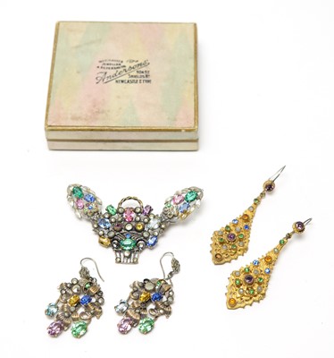 Lot 20 - A 1930s Czechoslovakian demi-parure