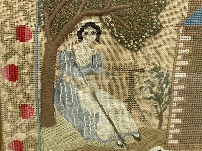 Lot 250 - A 19th Century needlework sampler by Janet Baird