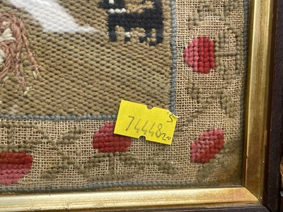 Lot 250 - A 19th Century needlework sampler by Janet Baird