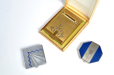Lot 184 - Three an "Evening in Paris" fragrance by Bourjois compacts
