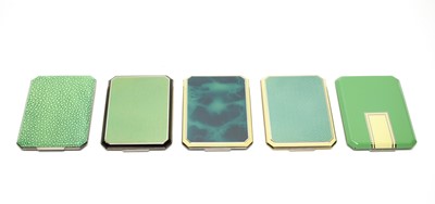 Lot 70 - 1930s Austrian enamelled loose powder compacts