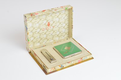 Lot 72 - A 1930s Coty presentation vanity set
