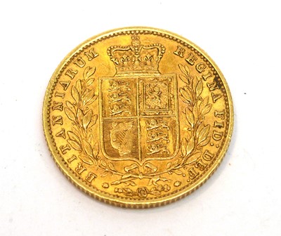 Lot 159 - A Queen Victoria Gold sovereign, 1856.