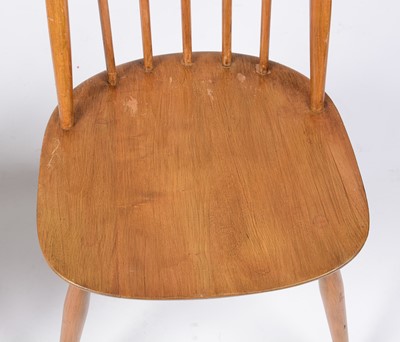 Lot 88 - Ercol - Lucien Ercolani - Quaker - A retro vintage circa 1960s beech and elm table and chairs