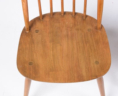 Lot 88 - Ercol - Lucien Ercolani - Quaker - A retro vintage circa 1960s beech and elm table and chairs