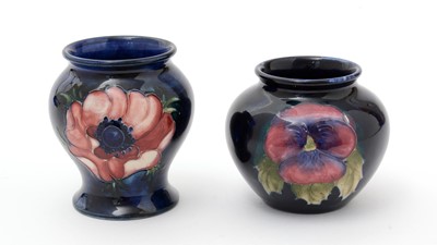 Lot 155 - Two small Moorcroft vases