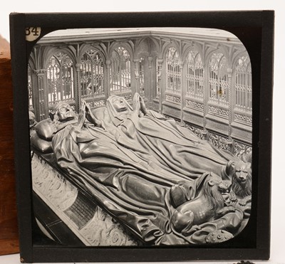 Lot 20 - A collection of Magic Lantern slides relating to Westminster Abbey