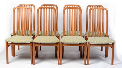Lot 17 - A set of eight retro vintage mid 20th century dining chairs by Preben Schou of Denmark