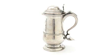 Lot 96 - A George II silver north country provincial tankard