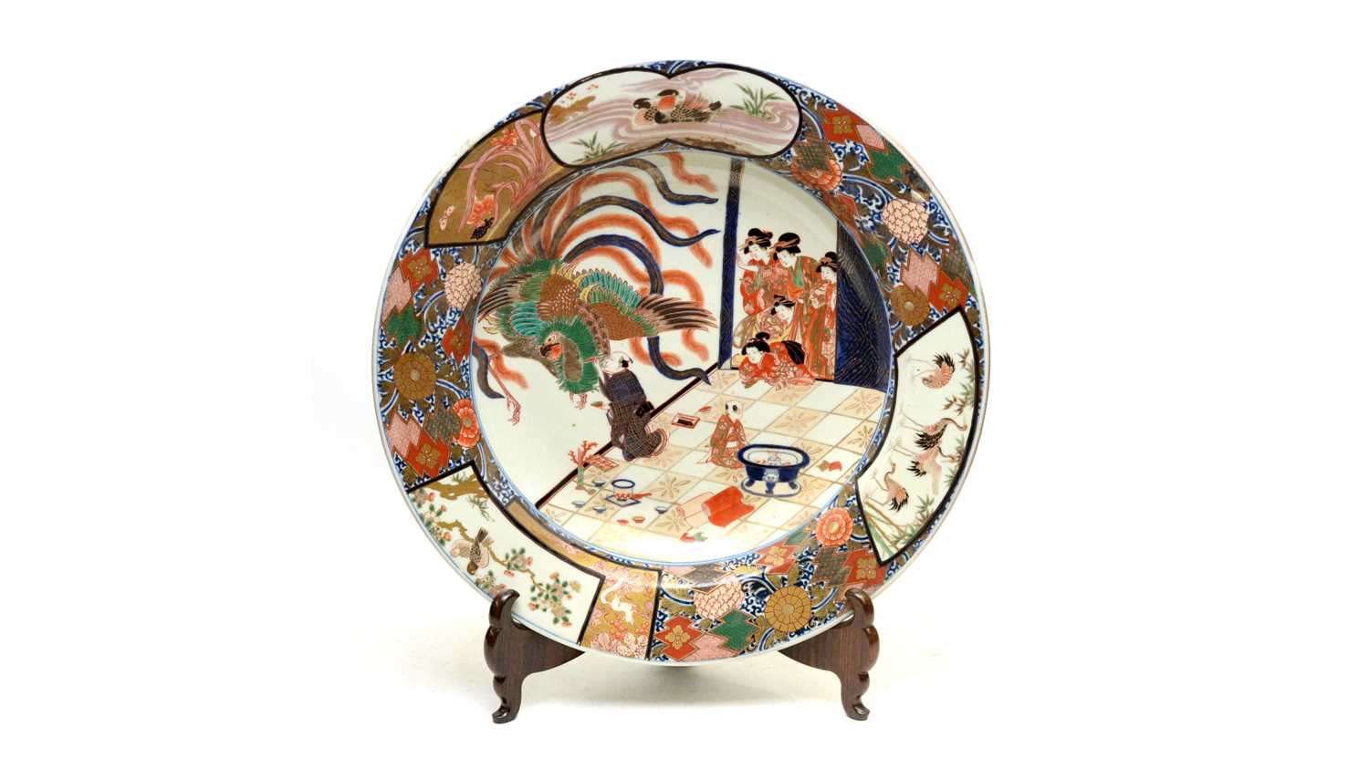 798 - Large Japanese Imari basin