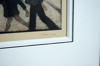 Lot 201 - After L. S. Lowry - Level Crossing | pencil-signed offset lithograph