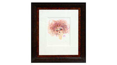 Lot 271 - Todd White - Redhead | watercolour