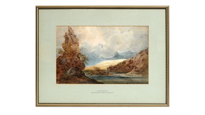 Lot 1002 - Thomas Girtin - Head of Ullswater from Gowbarrow Park
