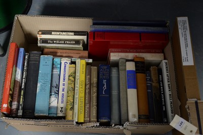 Lot 581 - A selection of hardback books, primarily relating to mountaineering and travel.