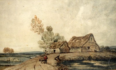 Lot 1006 - Thomas Girtin - View Near Cambridge | watercolour