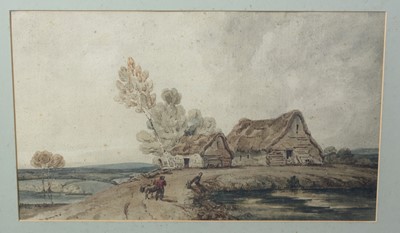 Lot 1006 - Thomas Girtin - View Near Cambridge | watercolour