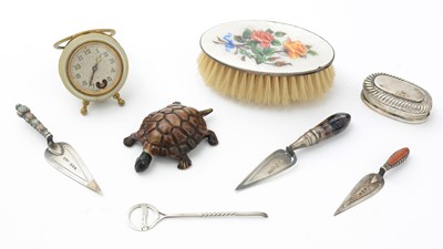 Lot 316 - A mixed silver lot