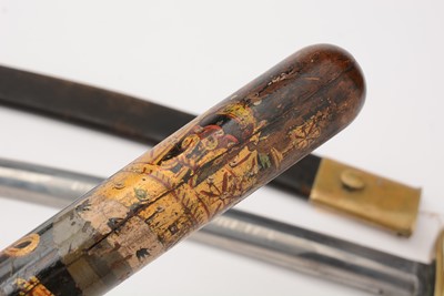 Lot 222 - A Victorian River Tyne Police truncheon and hanger