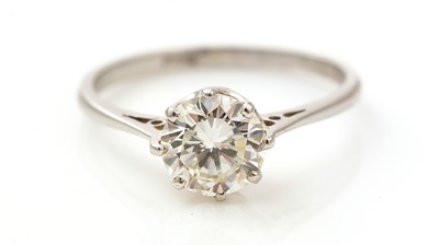 Lot 535 - A single stone solitaire diamond ring