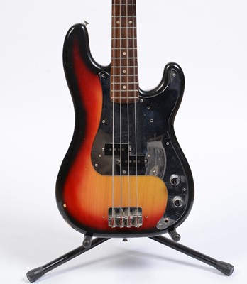 Lot 794 - 1977 Fender Precision bass guitar, Kym Bradshaw 'The Saints'