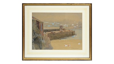 Lot 990 - Thomas Maidment - The Old Harbour | watercolour