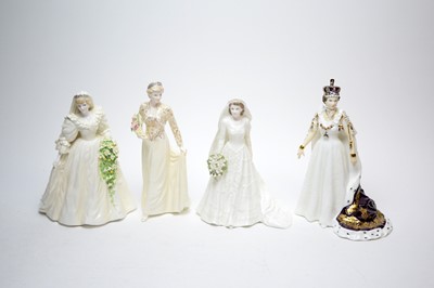 Lot 274 - A selection of ceramic figures of Royal ladies