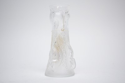 Lot 461 - A Lalique Siren pattern vase, moulded with sirens or mermaids
