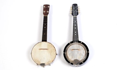 Lot 70 - A Mandolin Banjo; and a Ukulele Banjo