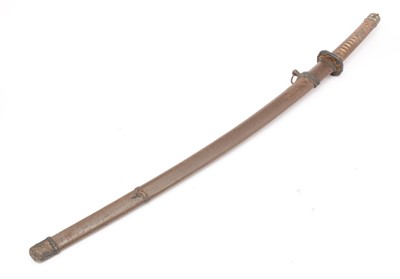 Lot 216 - A Second World War Japanese Katana
