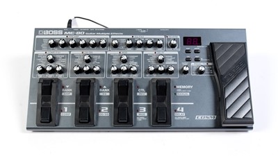 Lot 140 - A Boss ME80 Guitar multiple effects pedal board