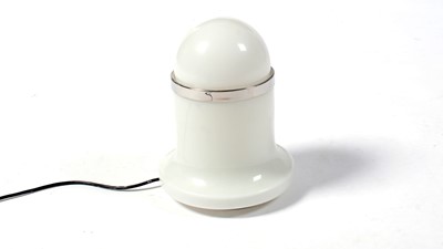 Lot 125 - A retro vintage mid 20th Century circa 1960s glass and chrome lamp by Goffredo Reggiani.