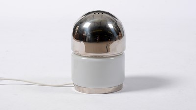 Lot 126 - A retro vintage mid 20th Century circa 1960's glass and chrome lamp by Goffredo Reggiani.