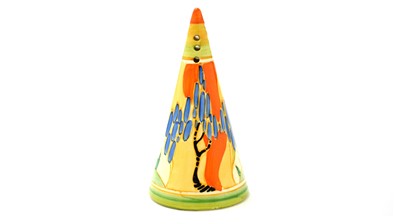 Lot 172 - Clarice Cliff sugar caster