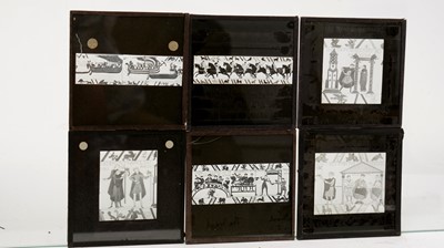 Lot 11 - A collection of 20th Century Magic Lantern slides of the Bayeux tapestry