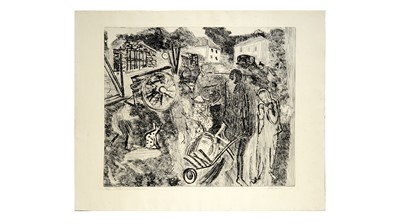 Lot 223 - Anthony Gros - Children and Wheelbarrows