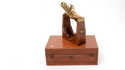 Lot 191 - A brass surveying instrument / theodolite by Thomas Jones of Charing Cross