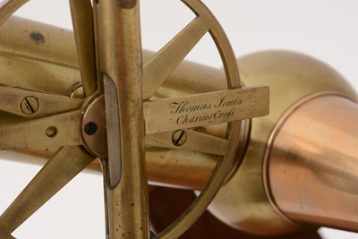 Lot 191 - A brass surveying instrument / theodolite by Thomas Jones of Charing Cross