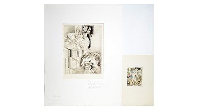 Lot 229 - Milly Possoz - A Pierre Guastalla | drypoint