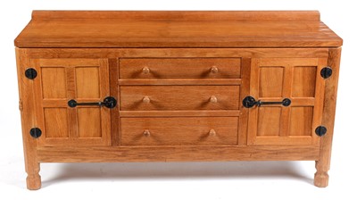 Lot 1348 - Robert 'Mouseman' Thompson of Kilburn: an oak sideboard